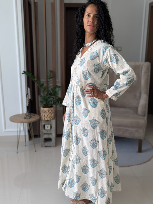 Amira-Glow-Jalabiya-maxi-Dress-full-length-and-full-sleeve-with-indian-design-blue-color