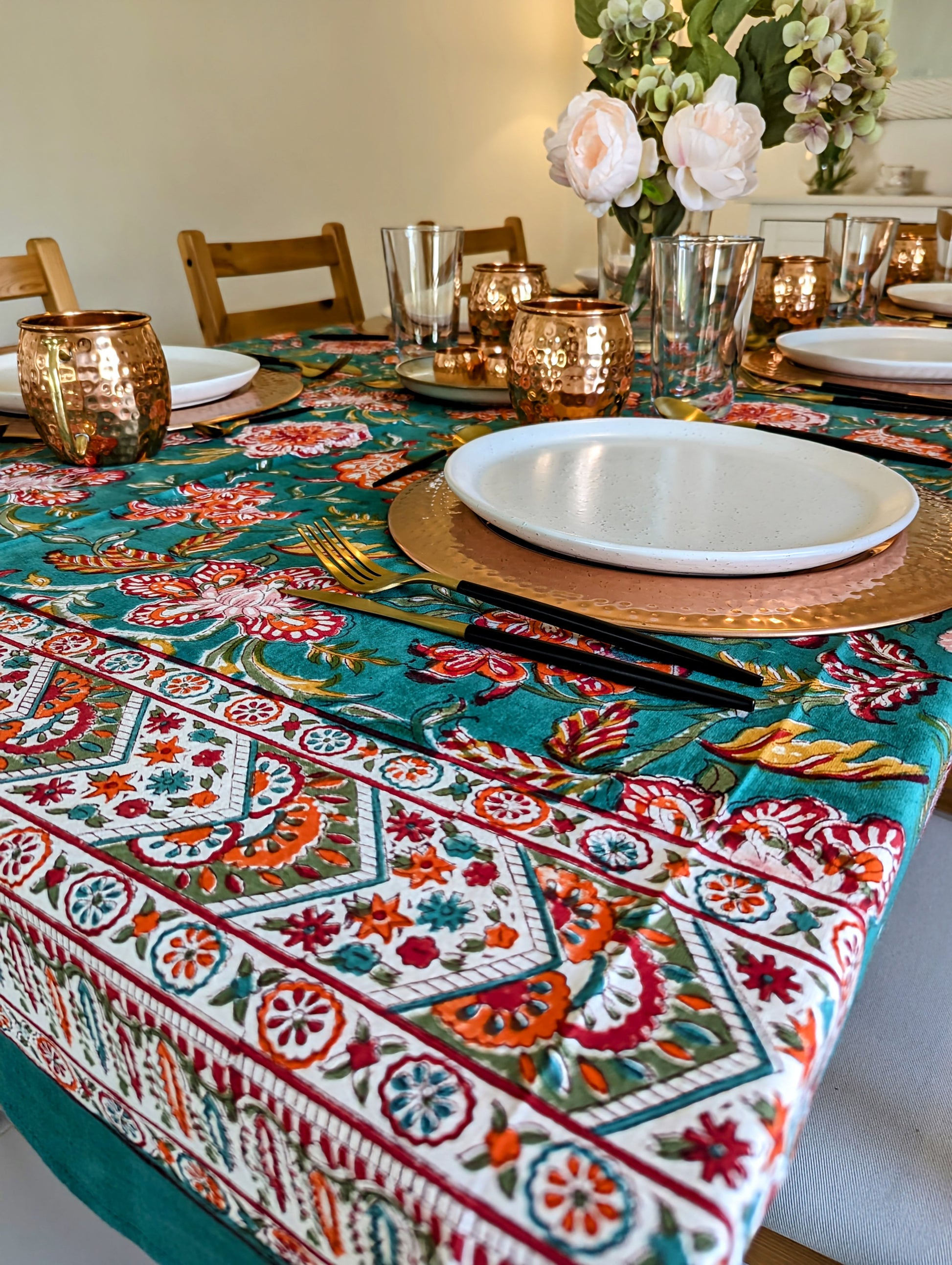 table cover with garden spirit design(2)