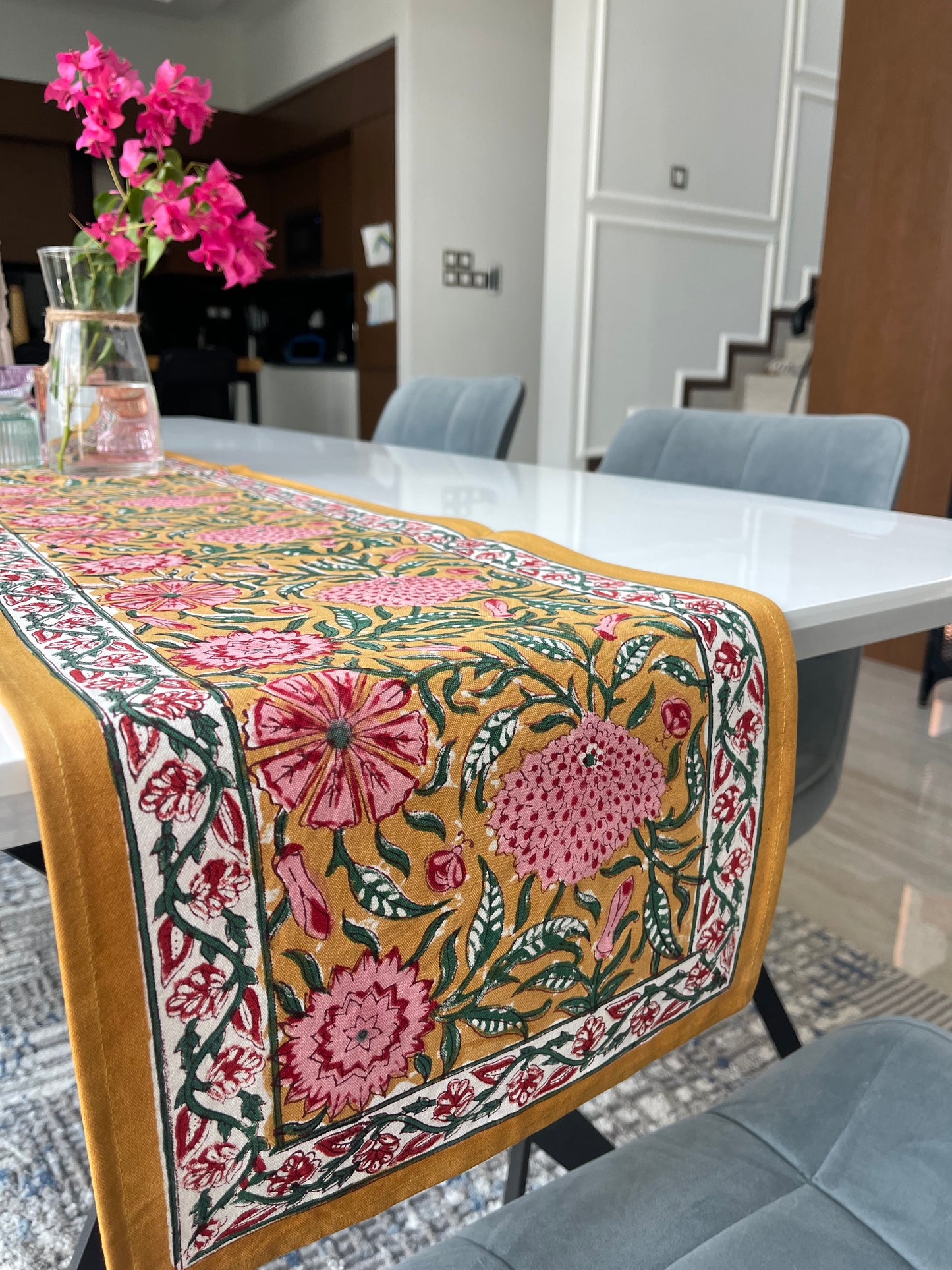 Table Runner - Sand Flowers