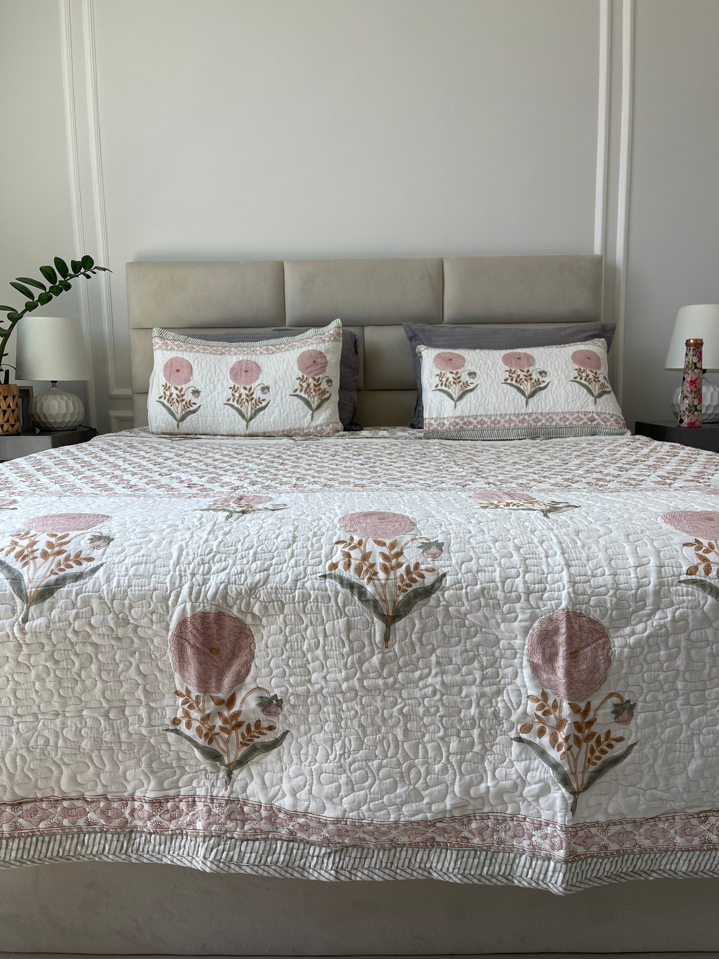 Jaipuri Comforter - Peony