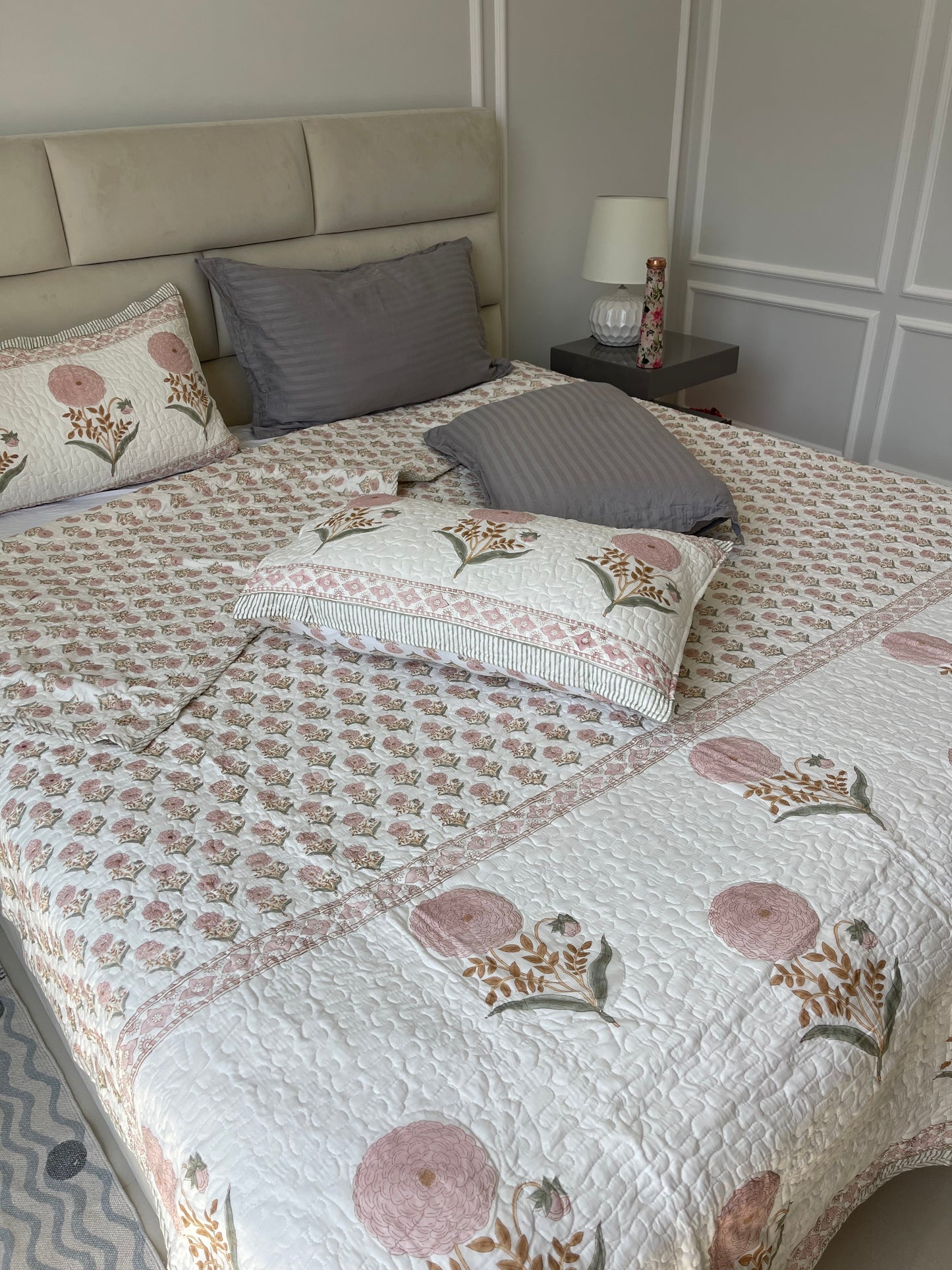 Jaipuri Comforter - Peony