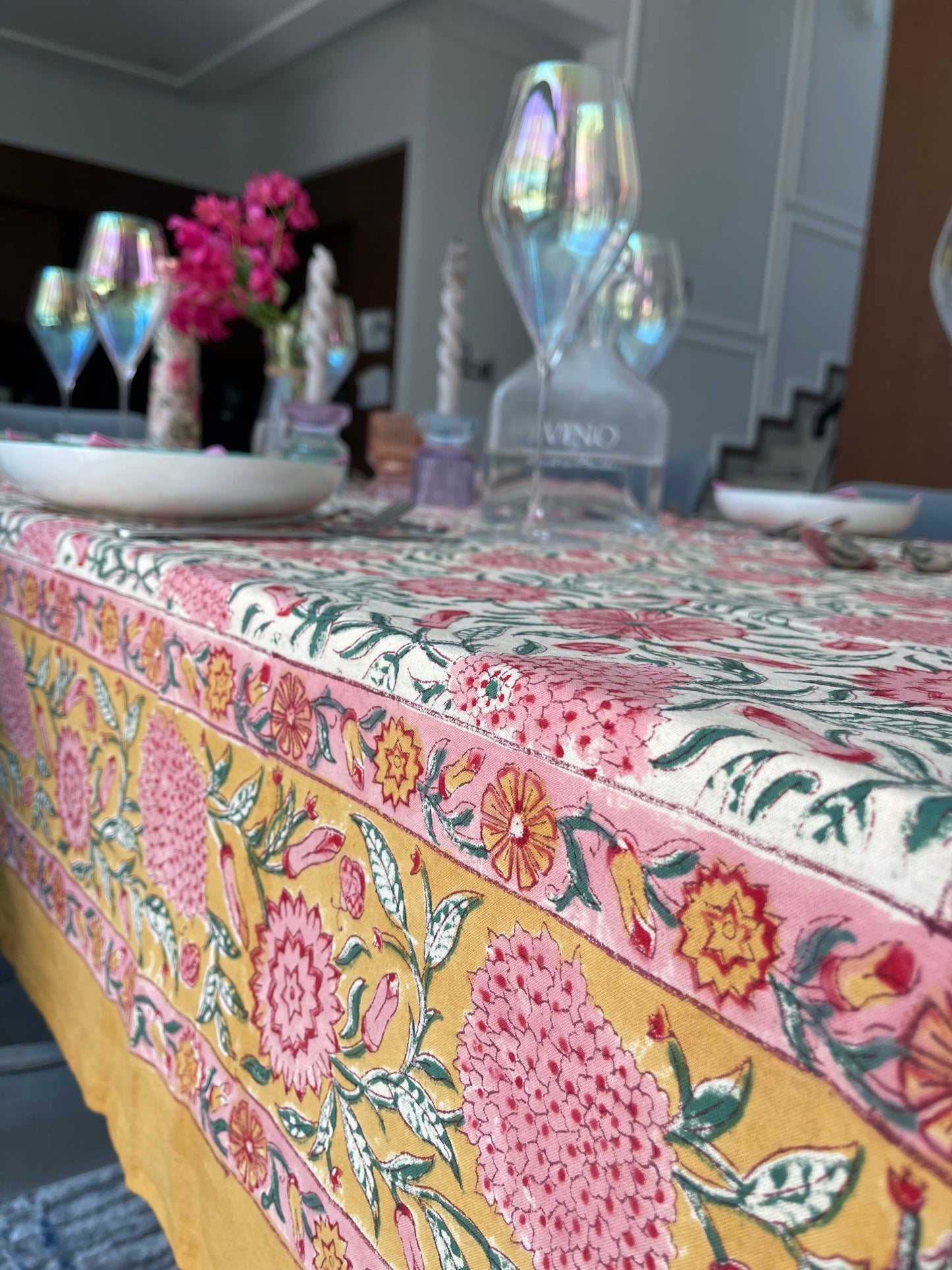 Table Cover - Sand Flowers