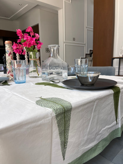 Table Cover - Green Cypress