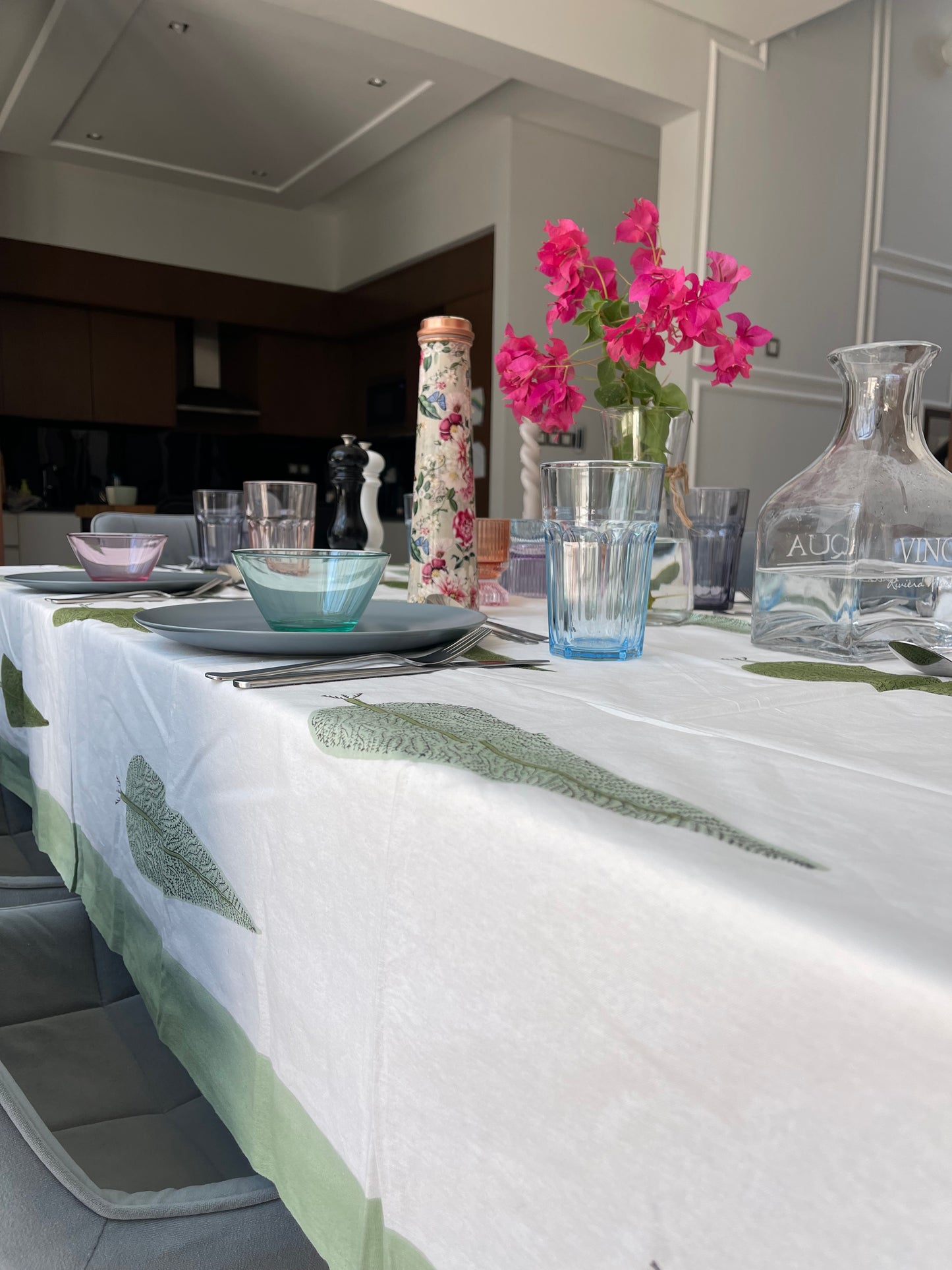 Table Cover - Green Cypress