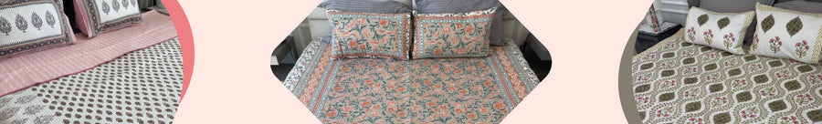 Rajasthani Comforter Sets - Pure Cotton Bedspreads