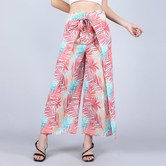 rayon-cotton-wrap-pants-for-tying-around-the-waist-with-tropical-palm-leaf-design-pink