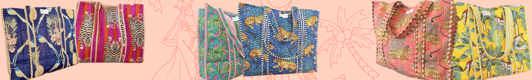 Quilted Cotton Bags - Stylish, Practical, Travel-Ready