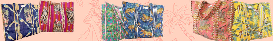 Quilted Cotton Bags - Stylish, Practical, Travel-Ready